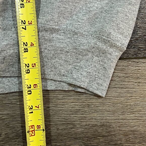 Vintage 80’s Nike Big Center Swoosh Grey Crewneck Sweatshirt Made in USA XXL 2XL - Picture 7 of 7